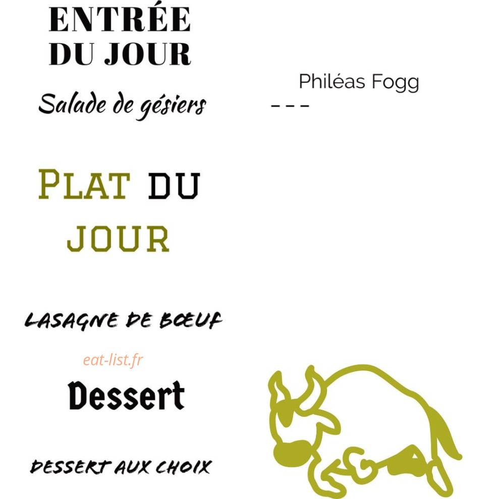 Le Phileas Fogg — carte page 1