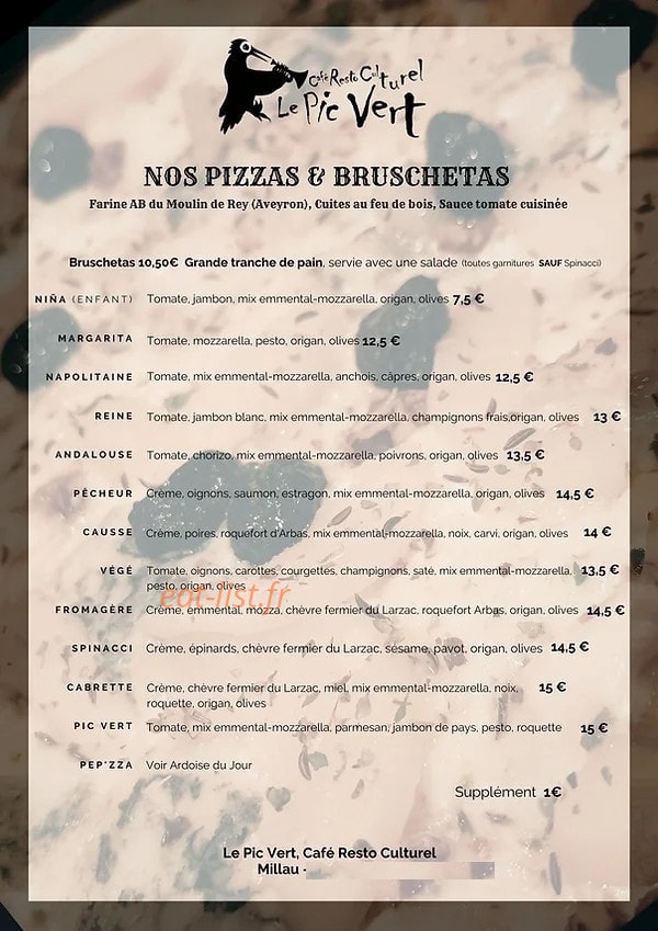 Le Pic Vert — carte page 2