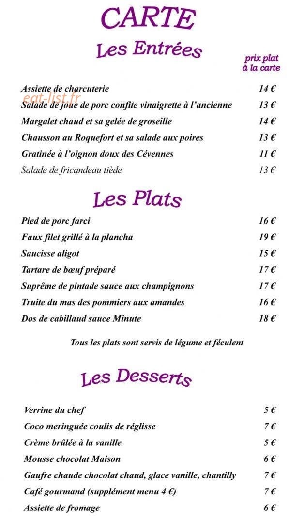 Les Arcades — carte page 1