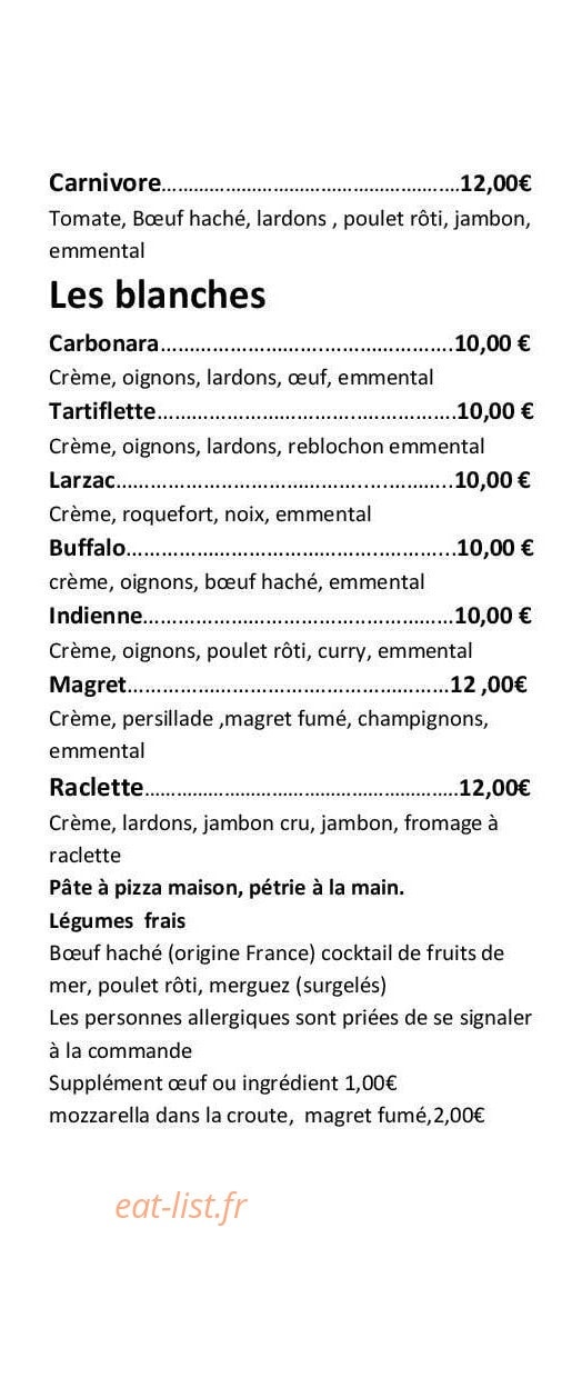 Mojito Café — carte page 8