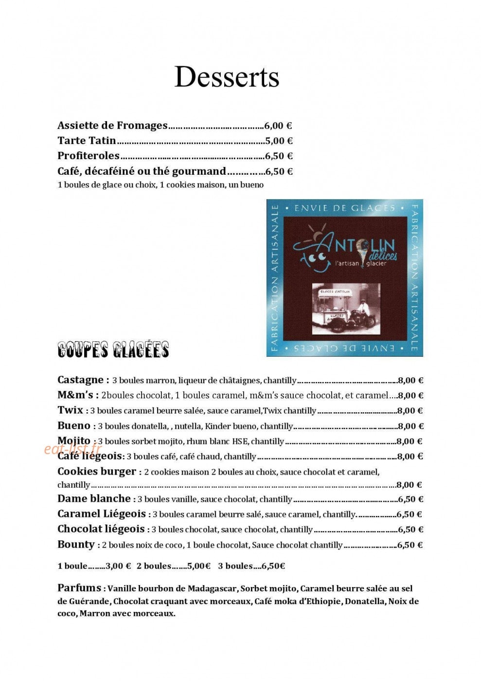 Mojito Café — carte page 2