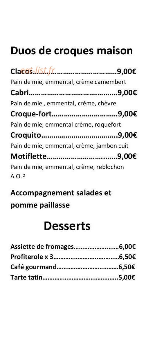 Mojito Café — carte page 6