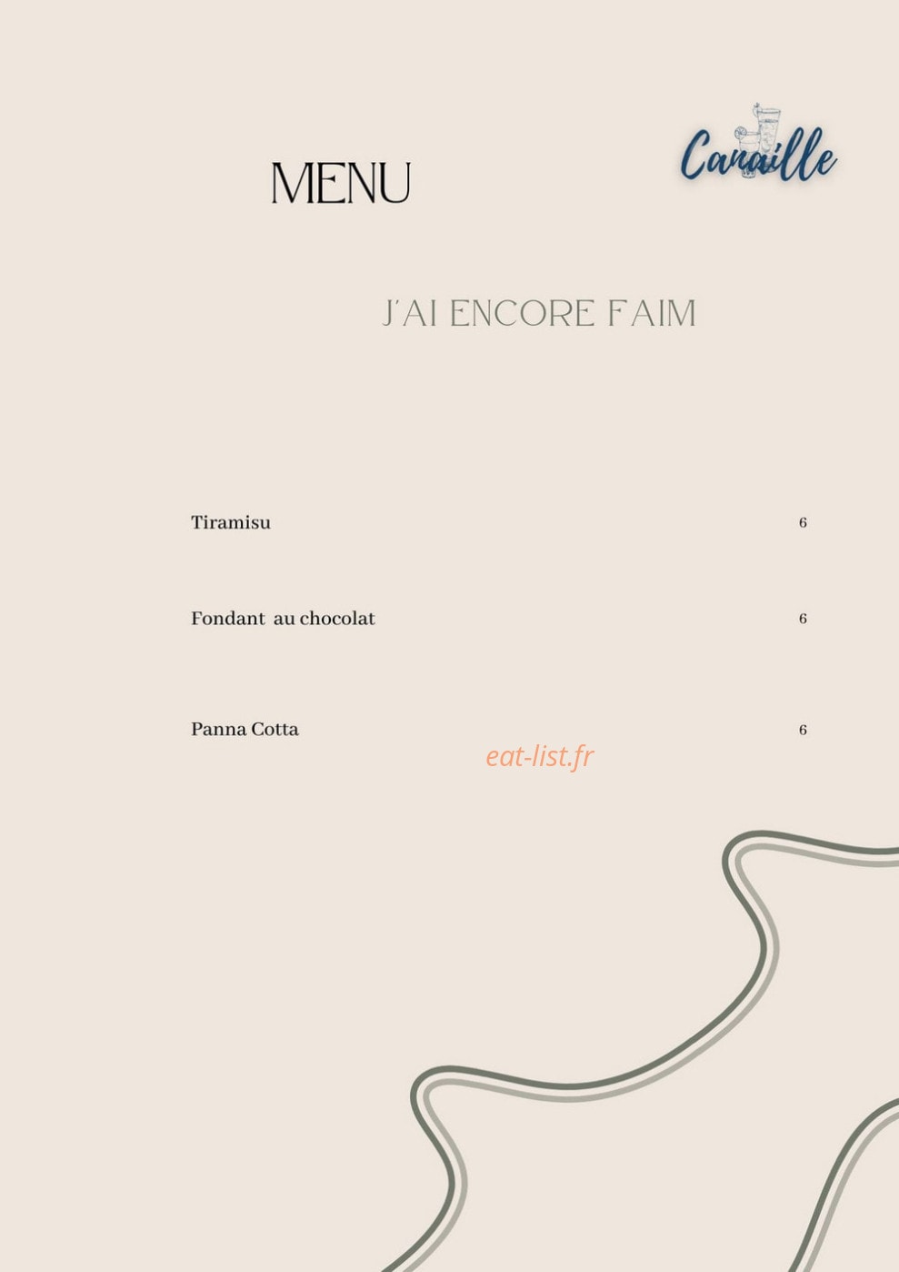 Resto'Canaille — carte page 3