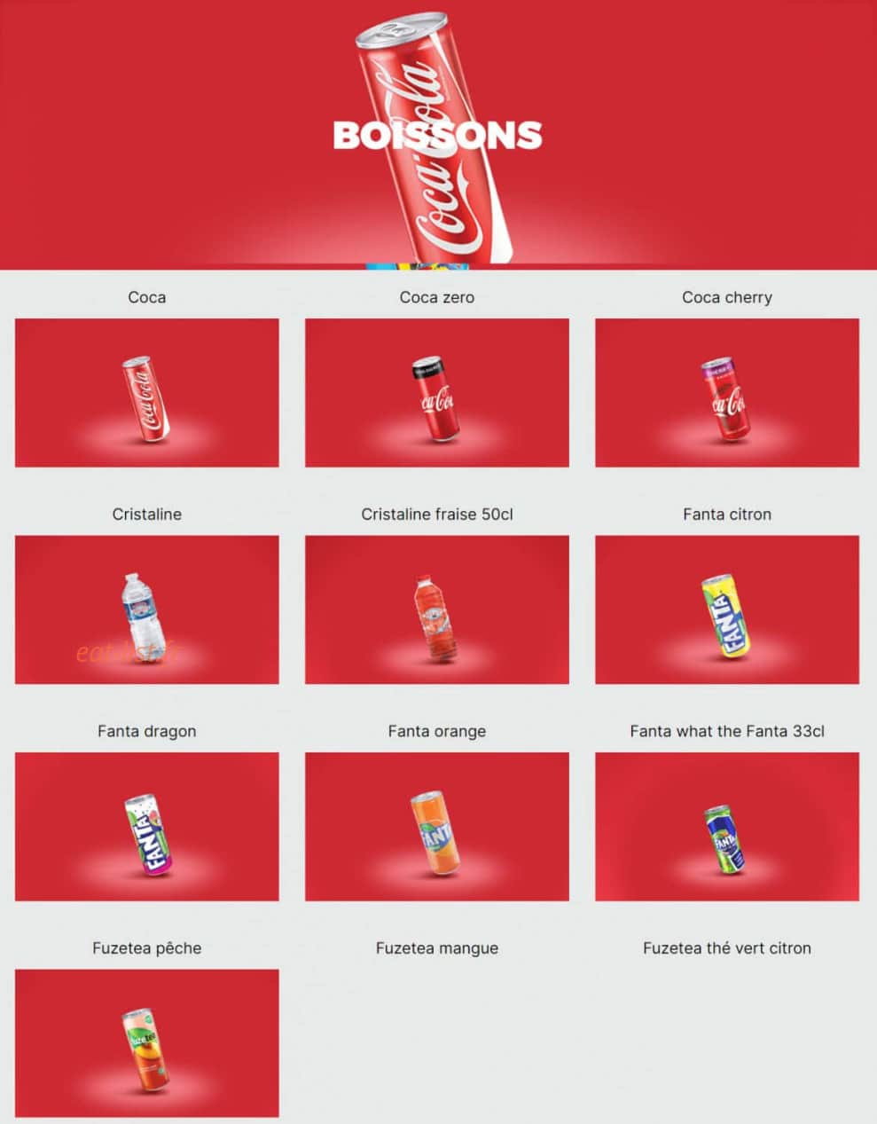 Tacos Avenue — carte page 9