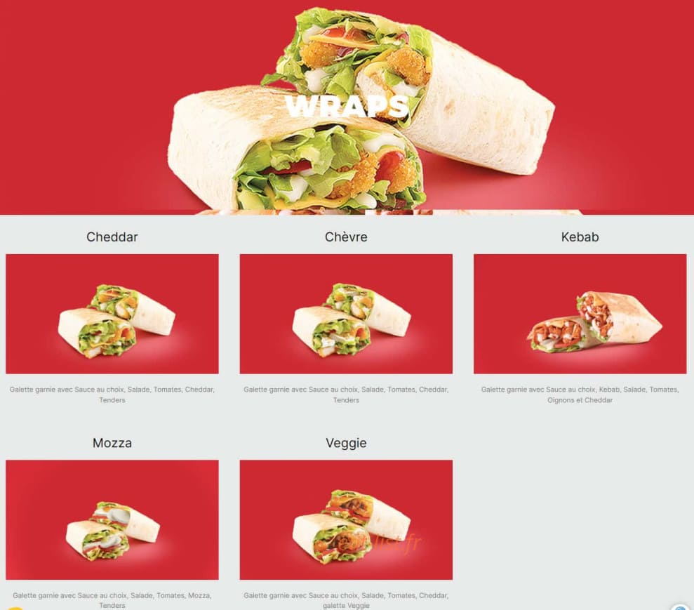 Tacos Avenue — carte page 4