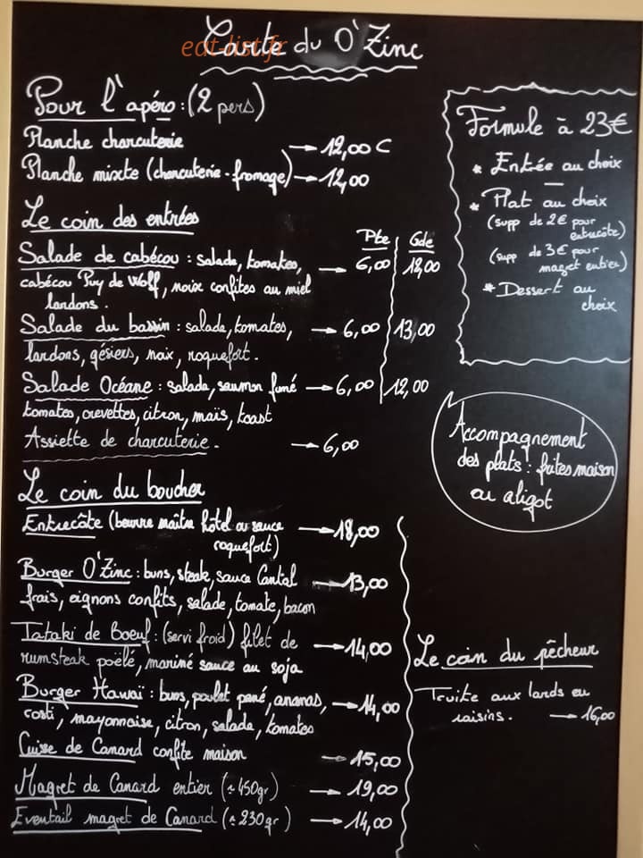 O'zinc — carte page 1