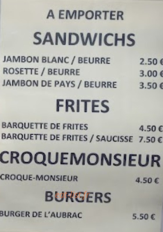 Au petit bouchon — carte page 2