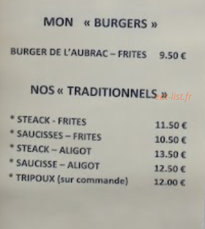 Au petit bouchon — carte page 3