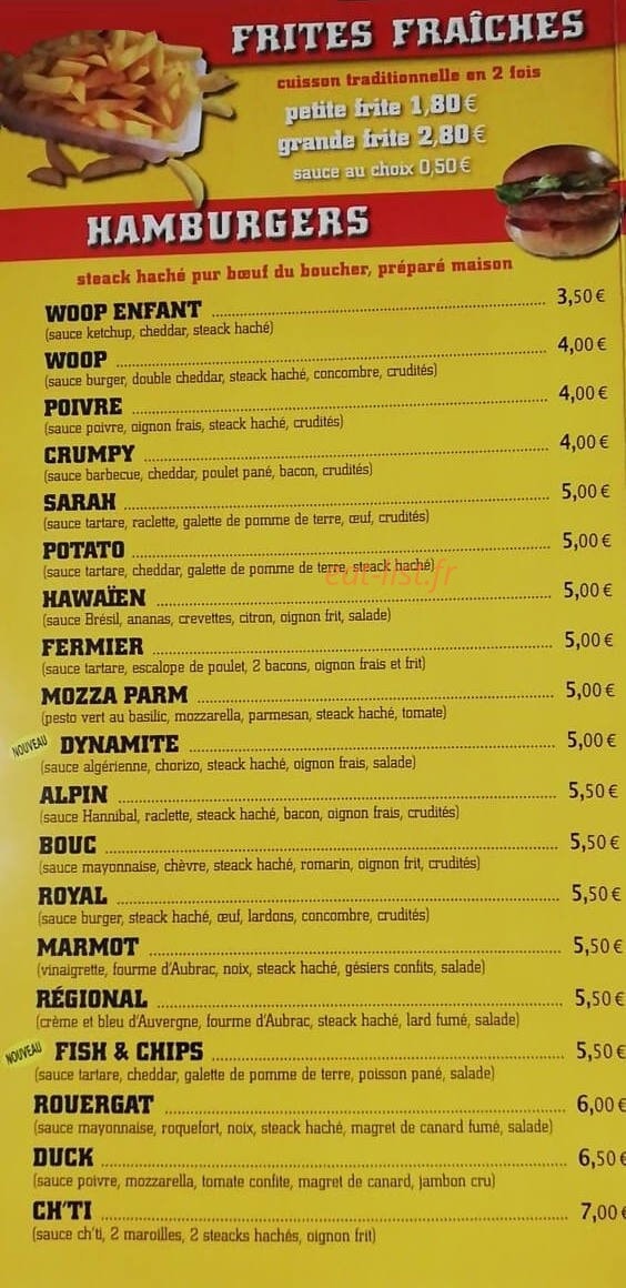 Snacky family — carte page 2