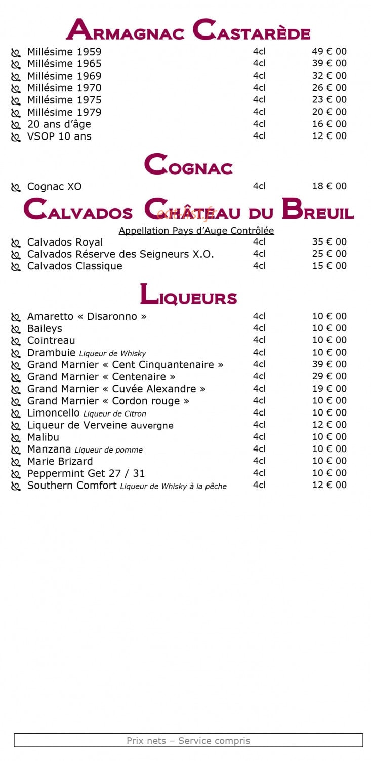 Hôtel la Rivière — carte page 5