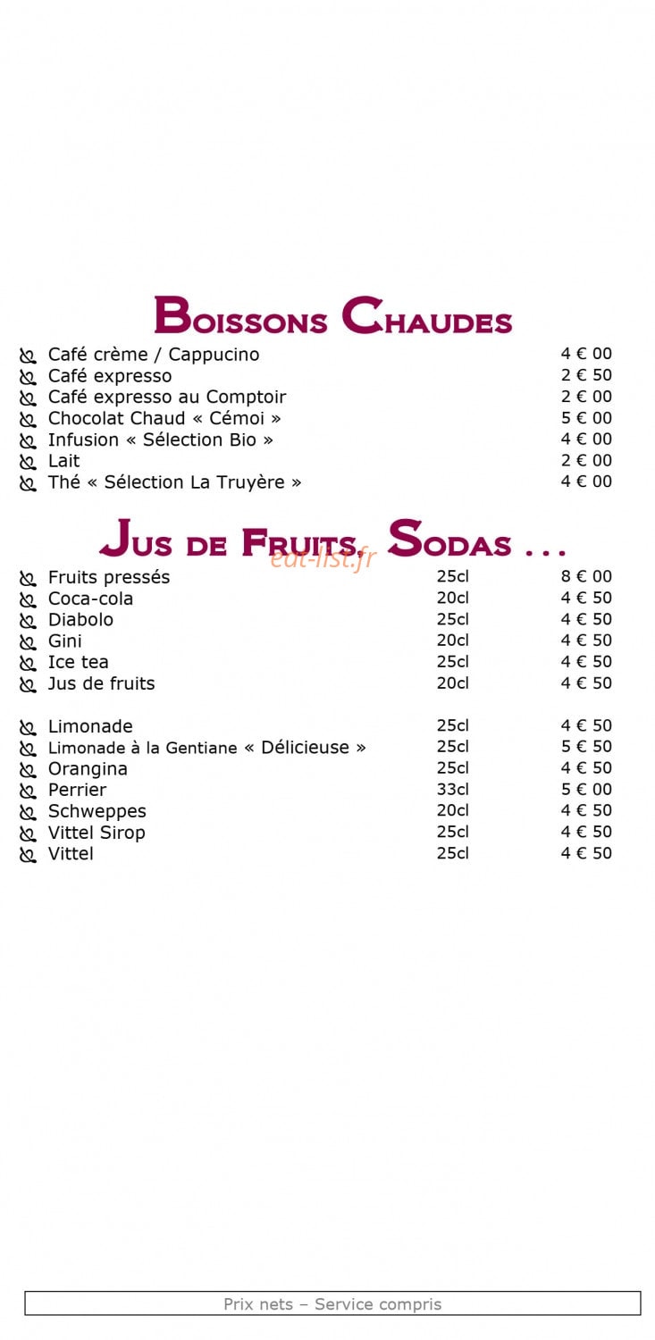 Hôtel la Rivière — carte page 7