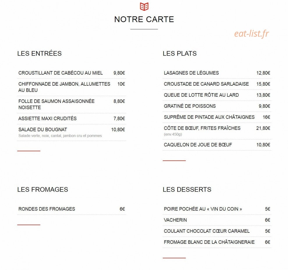 Le Centre — carte page 1