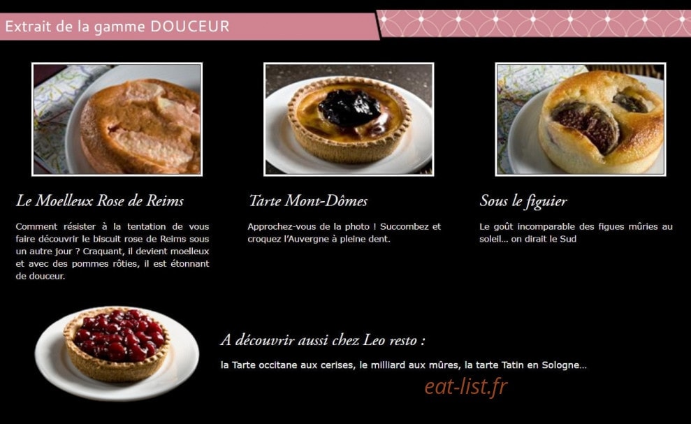 Leo Resto — carte page 4