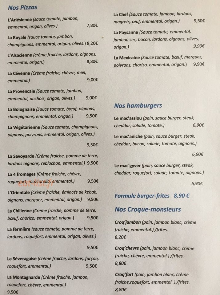 Les Douves — carte page 1