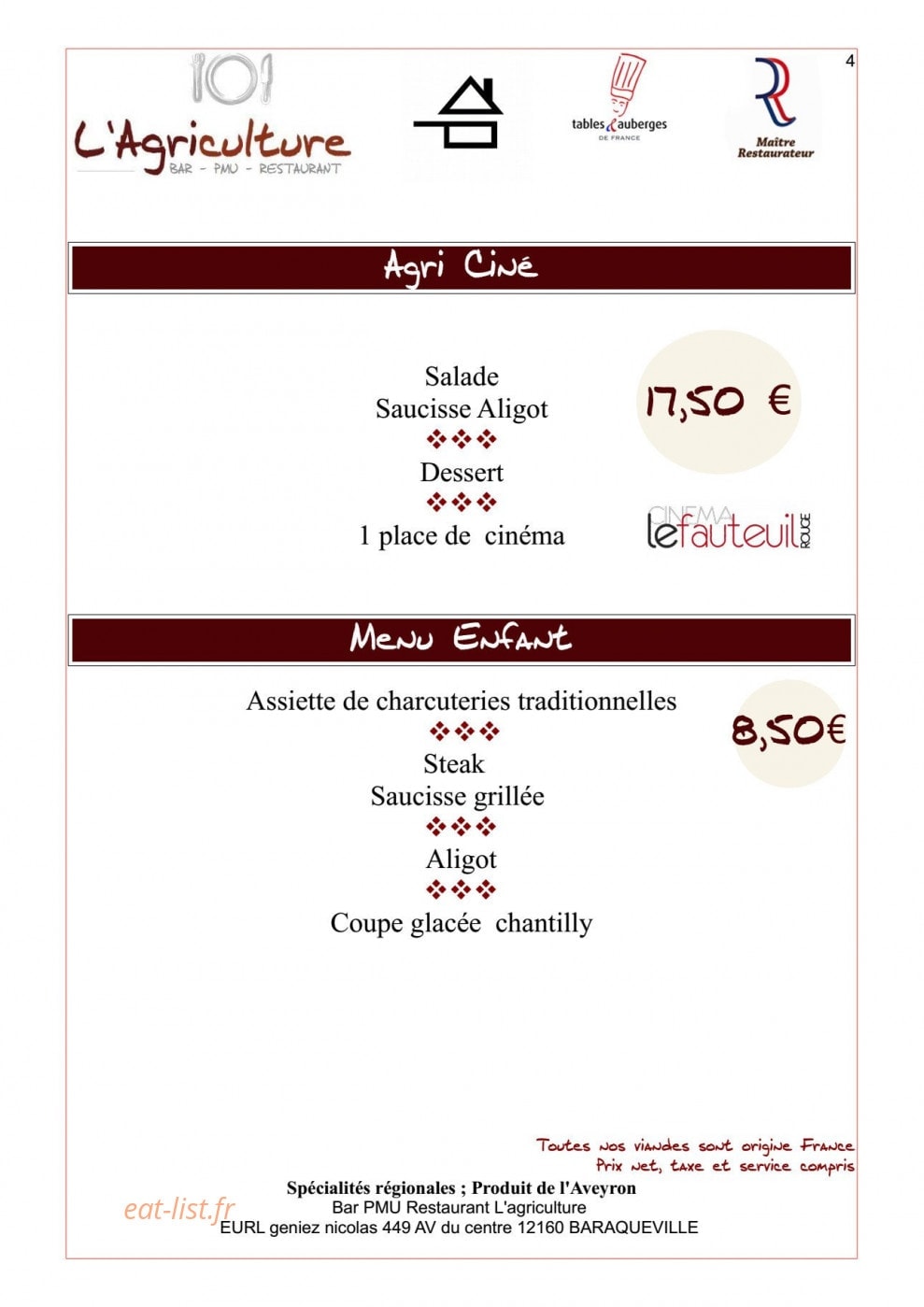 L'agriculture — carte page 7