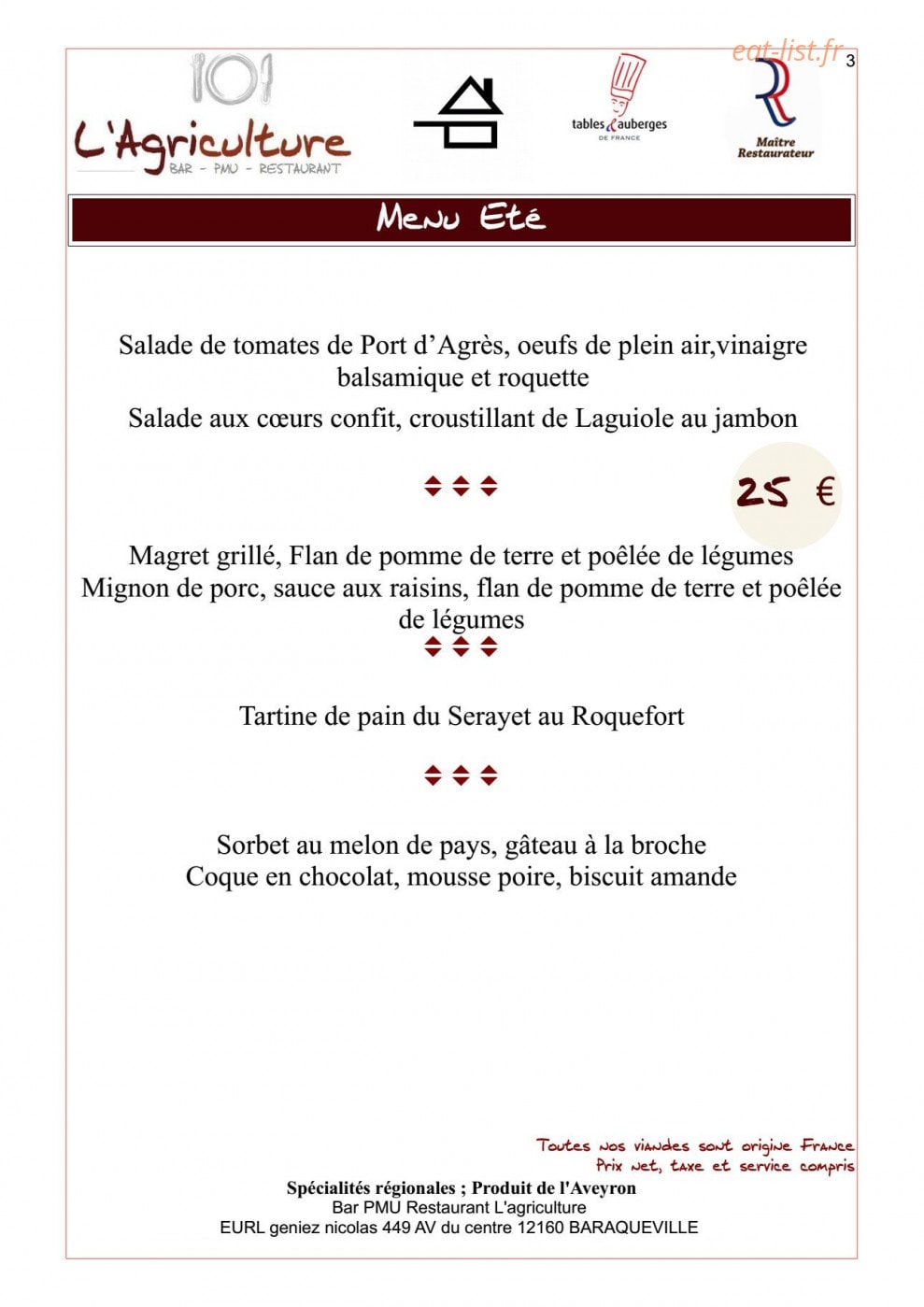 L'agriculture — carte page 8