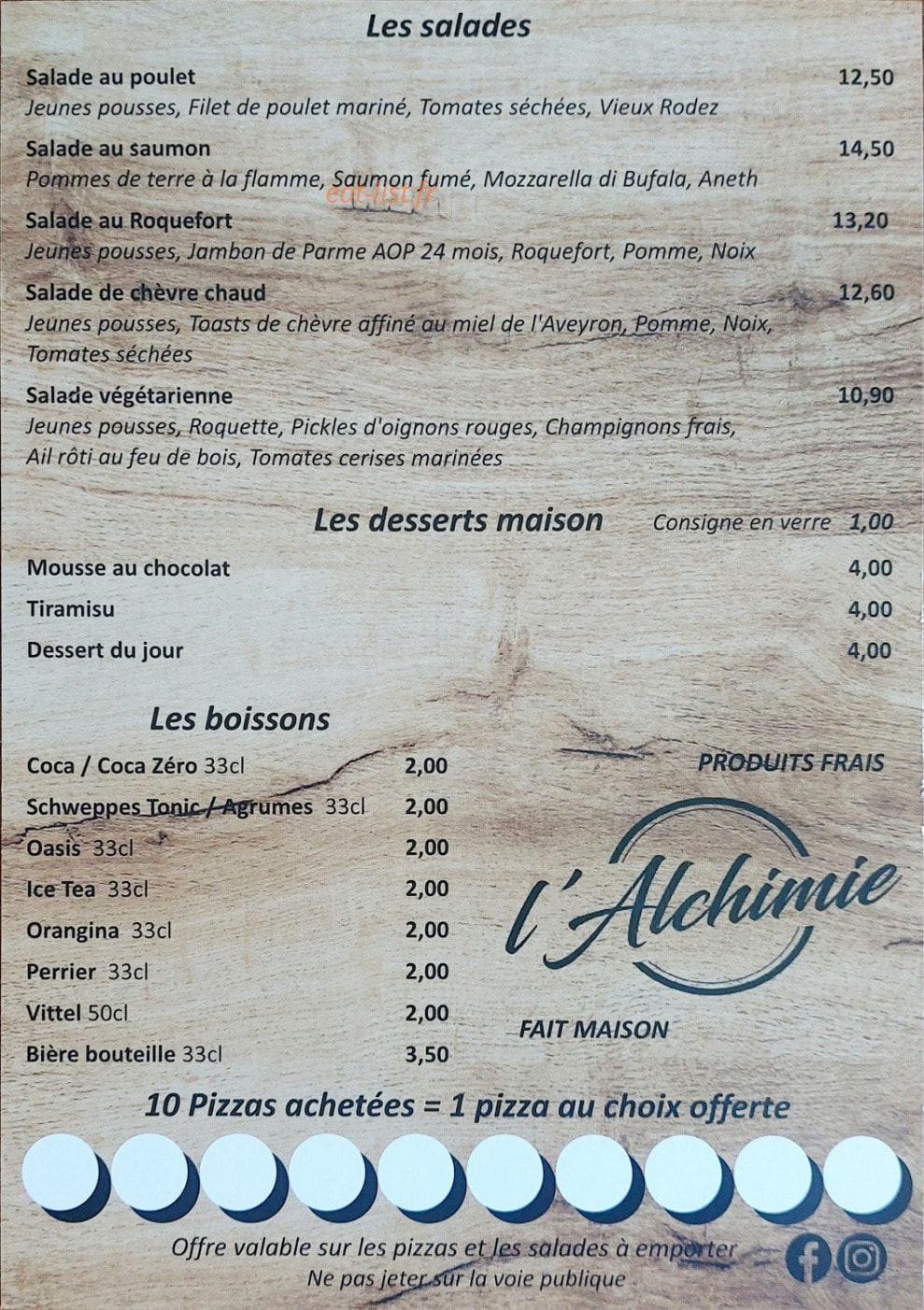 L'Alchimie — carte page 2