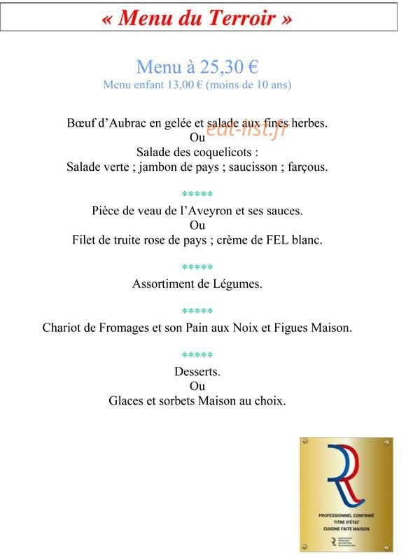 Les Coquelicots — carte page 1
