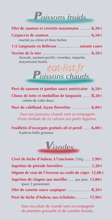 Les Coquelicots — carte page 8
