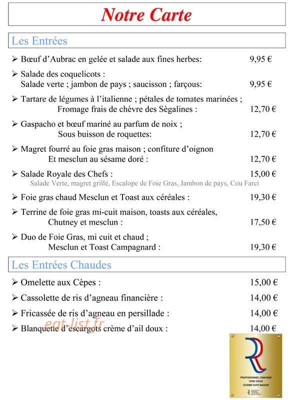 Les Coquelicots — carte page 4