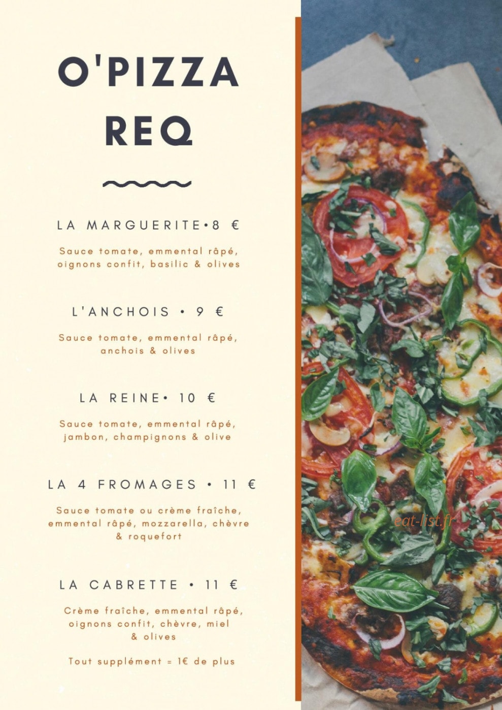 O'pizza req — carte page 2