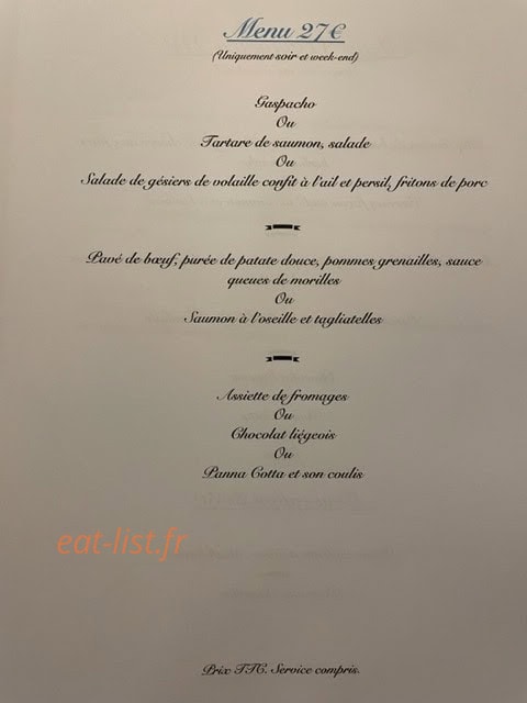 L'Auberge de Monteils — carte page 3