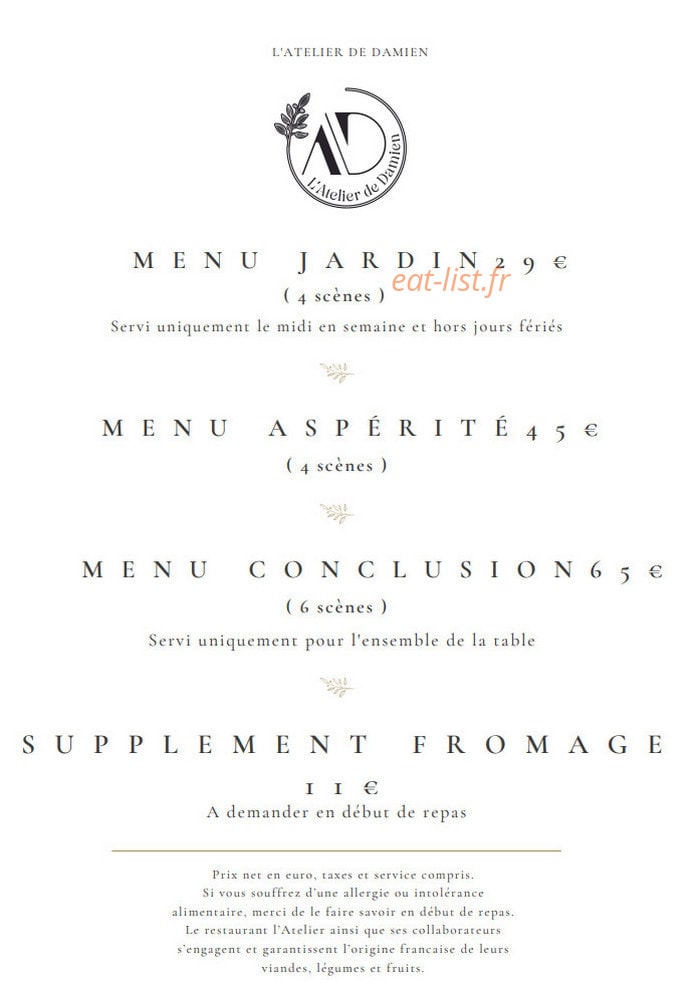 L'Atelier — carte page 5