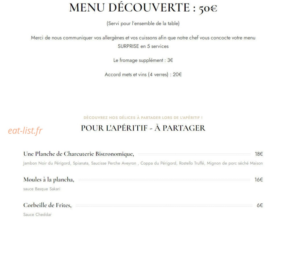 Le Saint EX — carte page 1