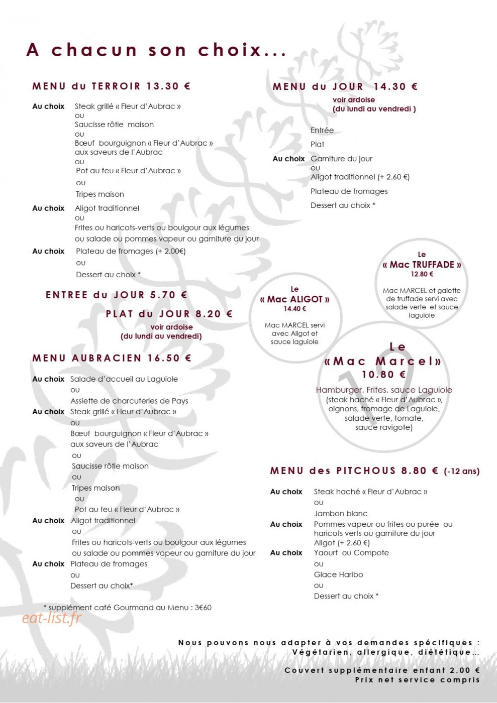 L'aubrac — carte page 2