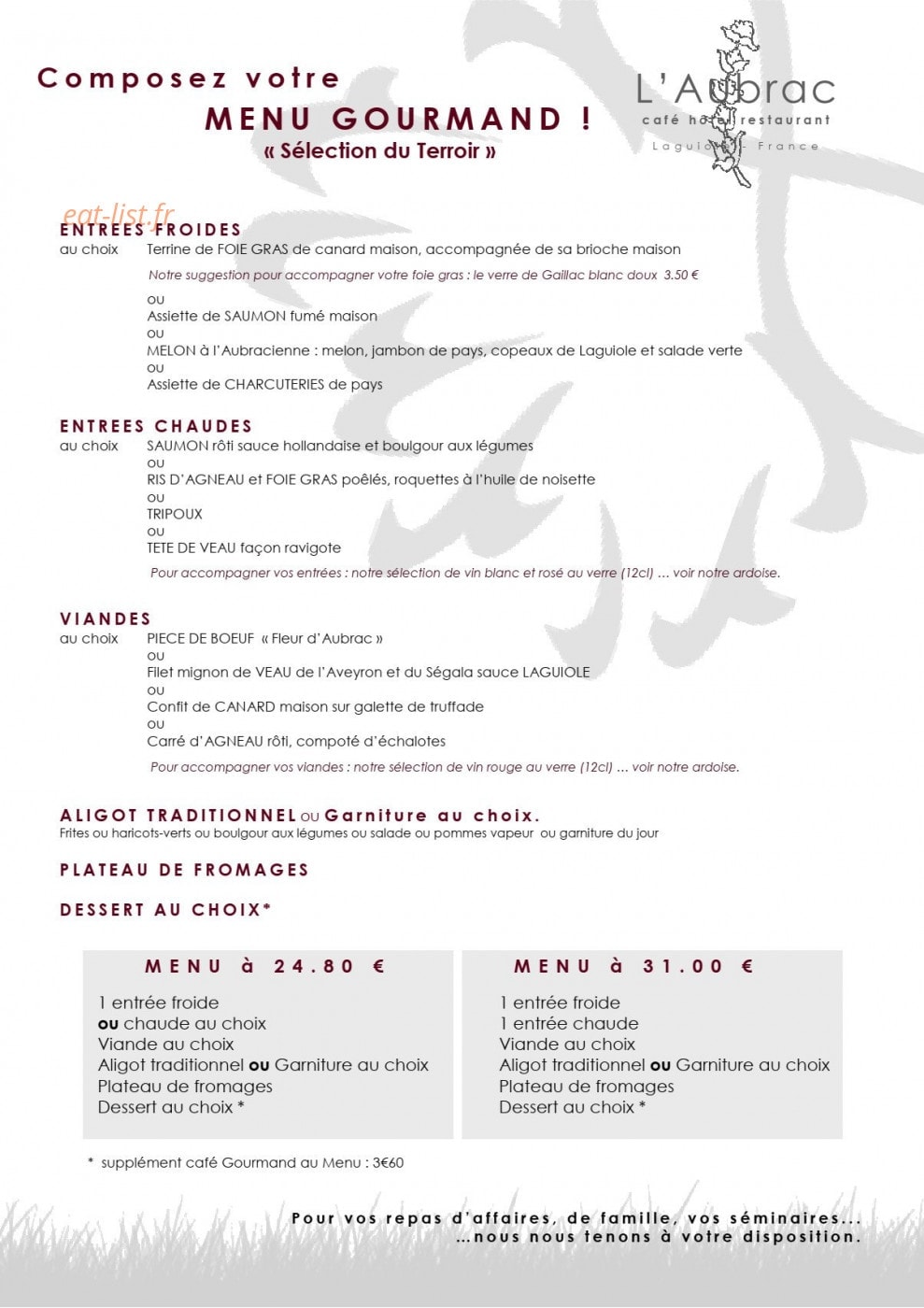 L'aubrac — carte page 3