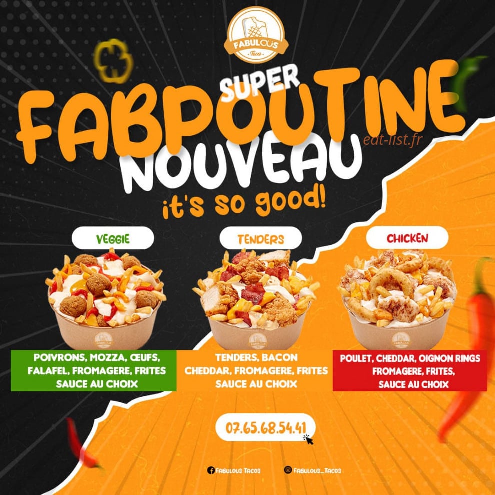 Fabulous Tacos — carte page 3