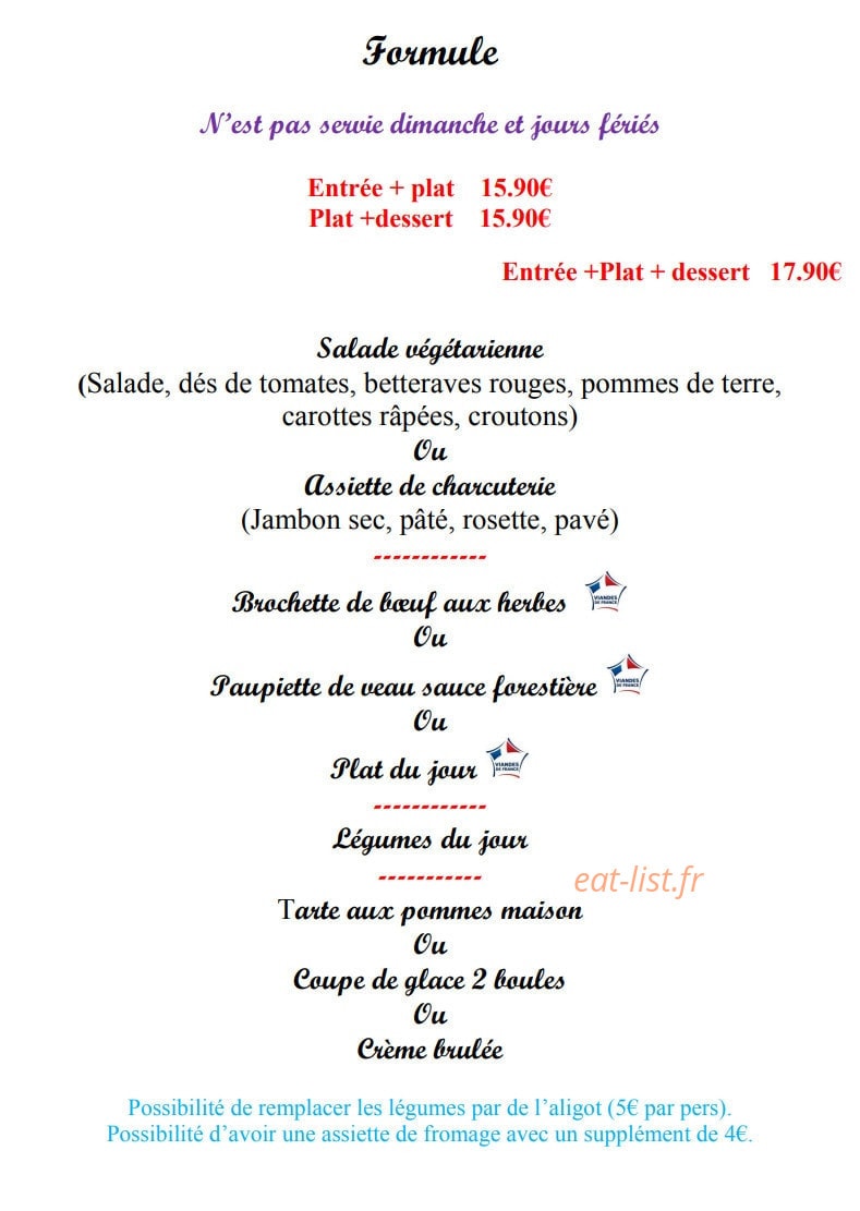 Le Cévenol — carte page 2