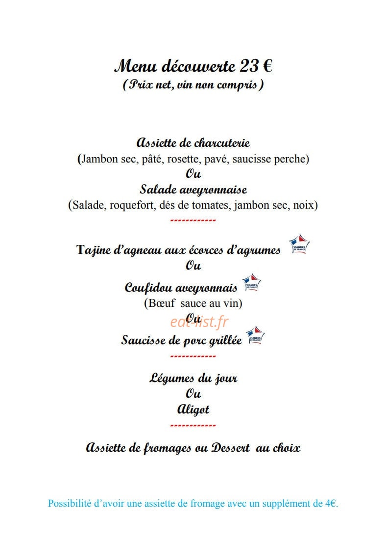 Le Cévenol — carte page 3
