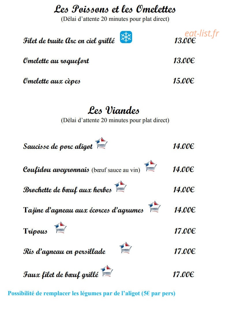 Le Cévenol — carte page 6