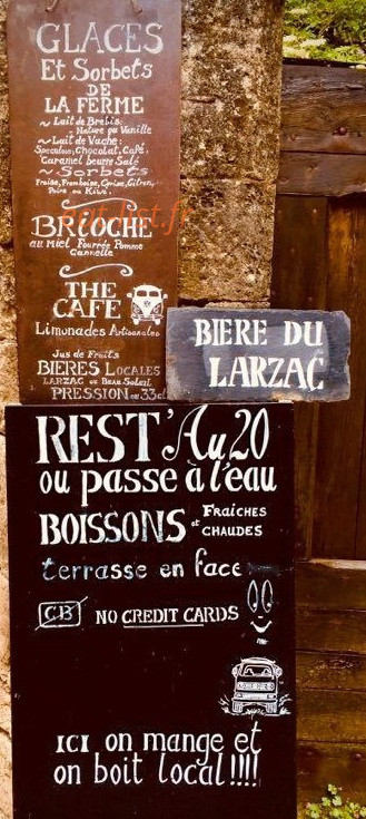 Au 20 et Restaurant — carte page 1