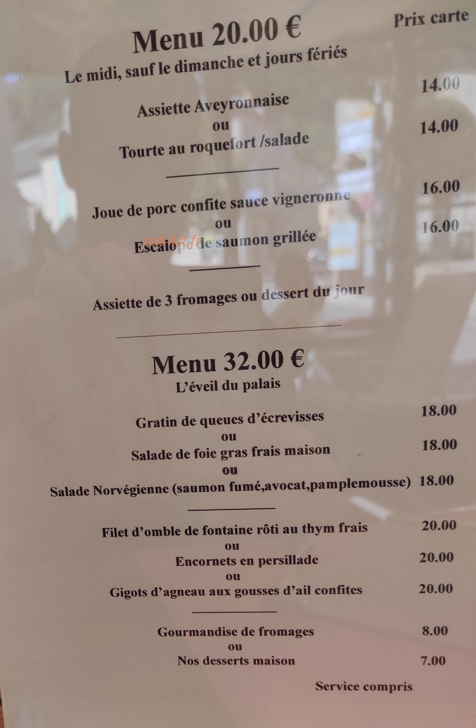 L'Oustal — carte page 1