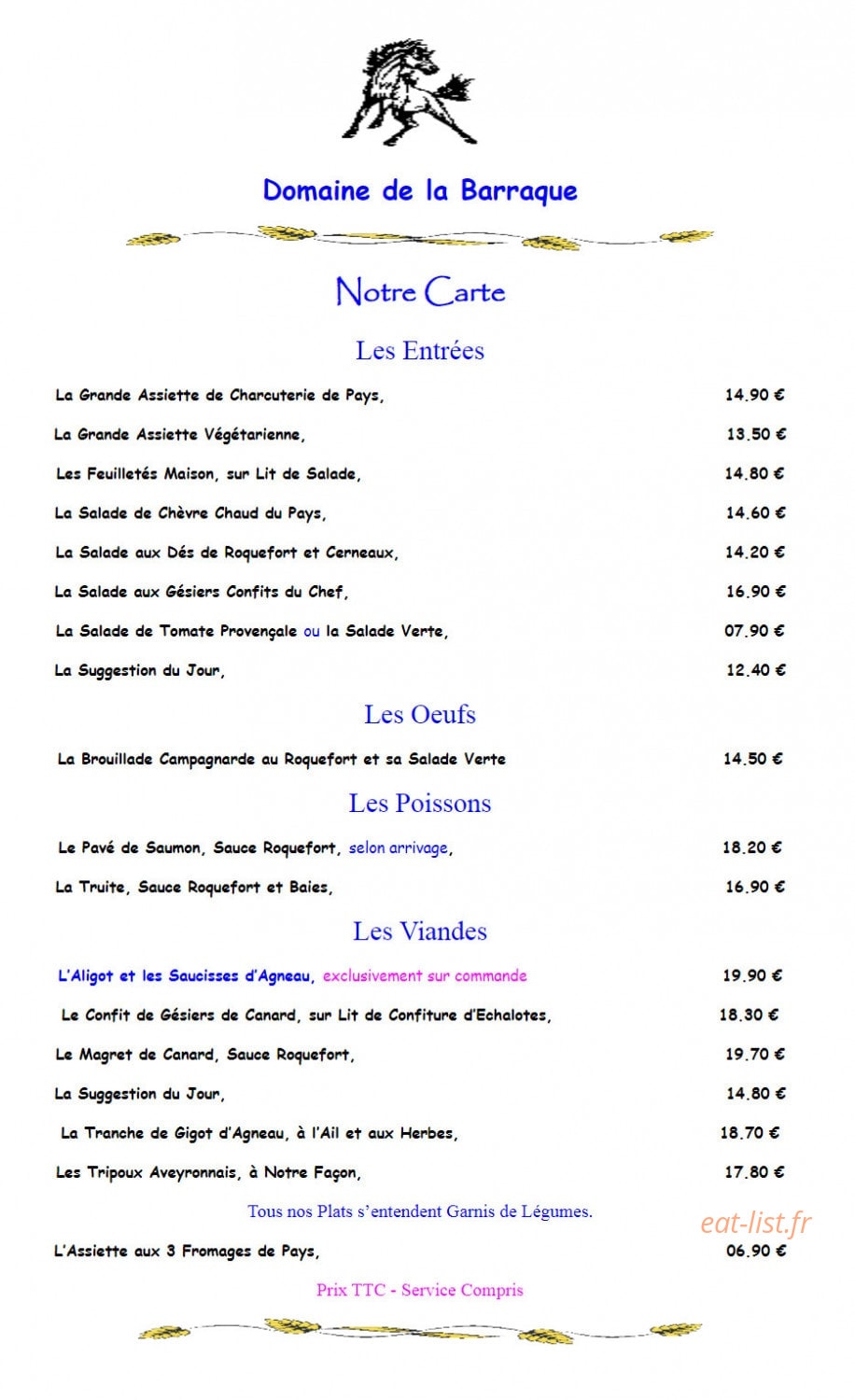 Domaine de la Barraque — carte page 3