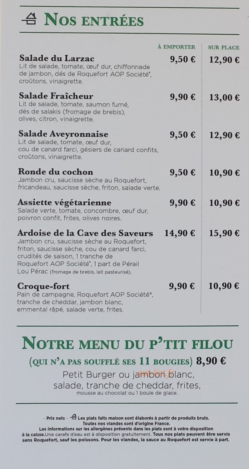 La Bergerie — carte page 1