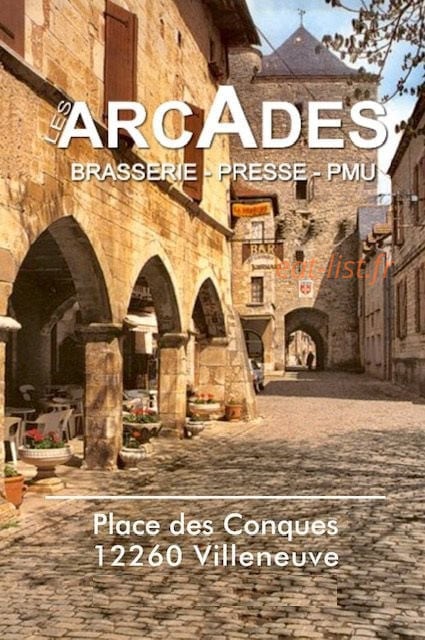 Les Arcades — carte page 1
