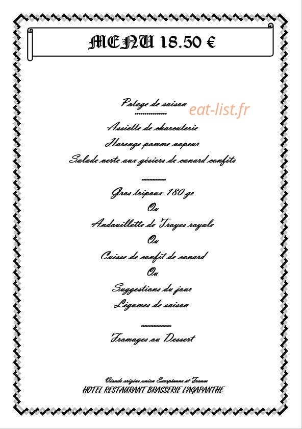 L'agapanthe — carte page 2