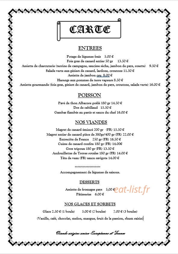 L'agapanthe — carte page 1