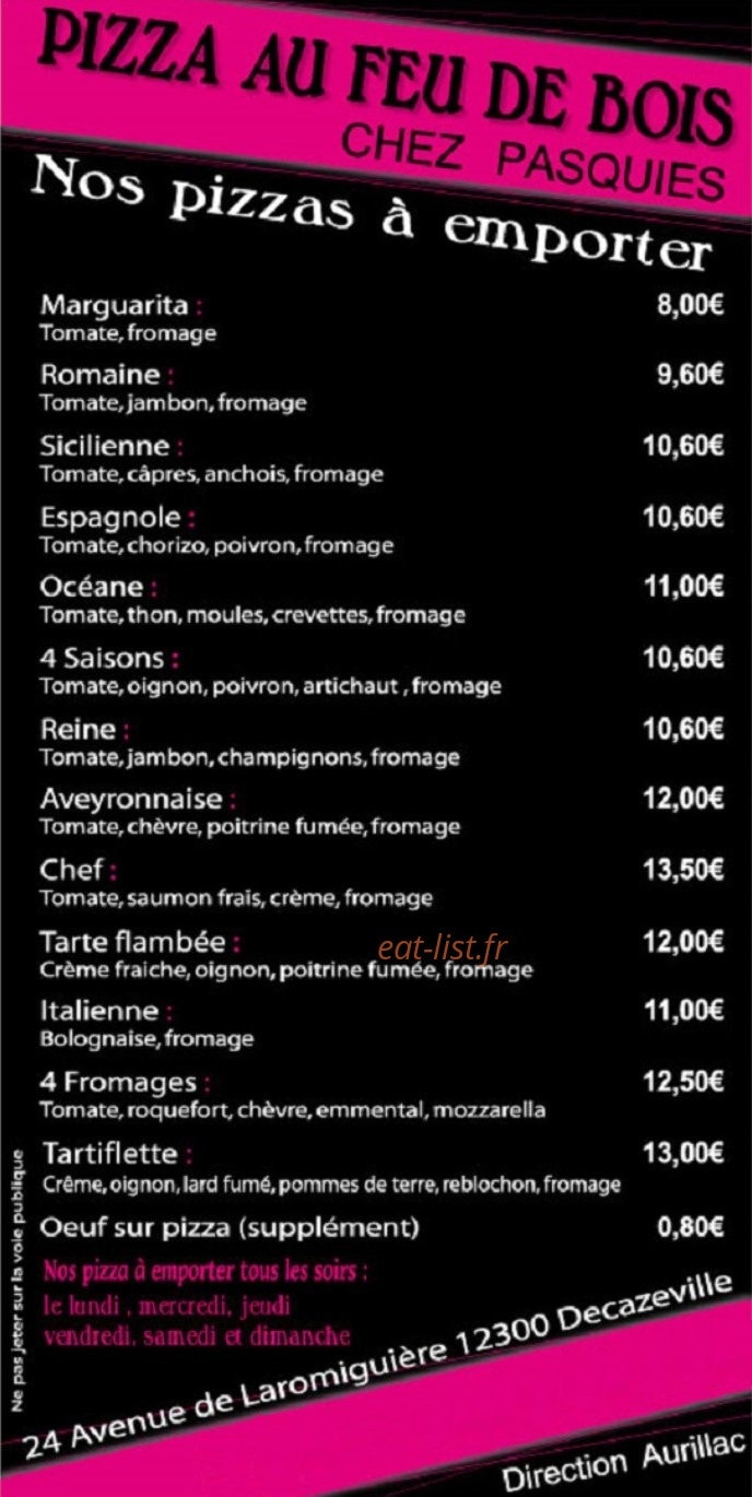 La Vitarelle — carte page 1