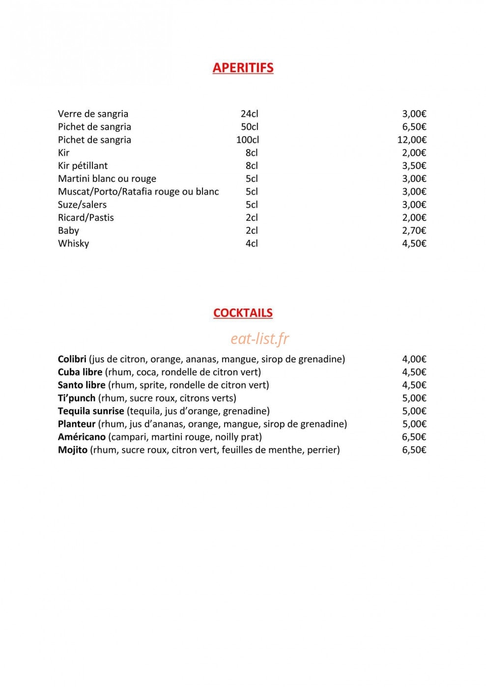 Le Wilson — carte page 2