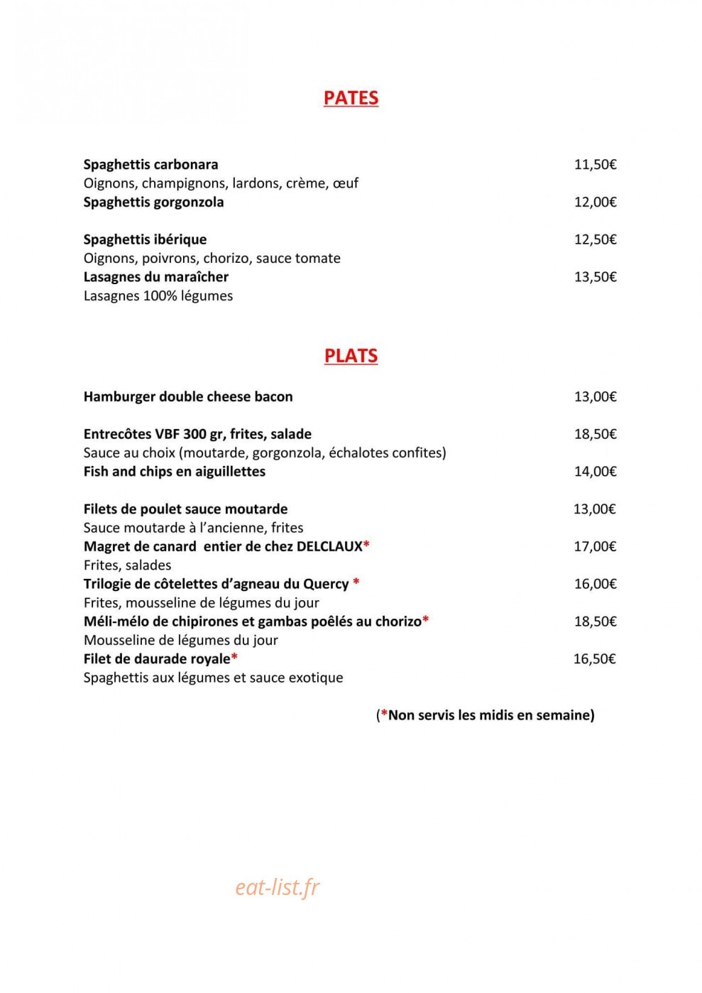 Le Wilson — carte page 4