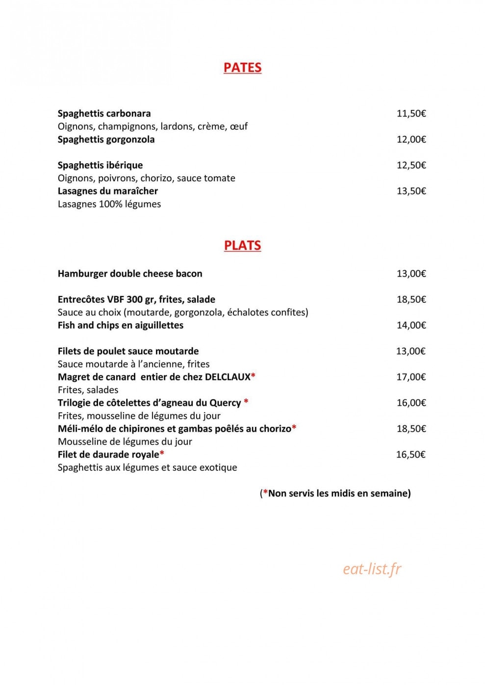 Le Wilson — carte page 4