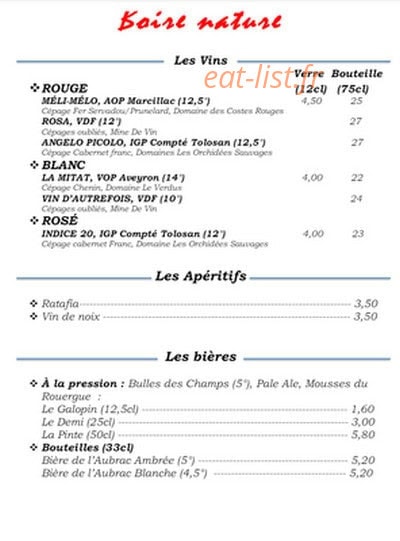 Le Barbeau — carte page 2