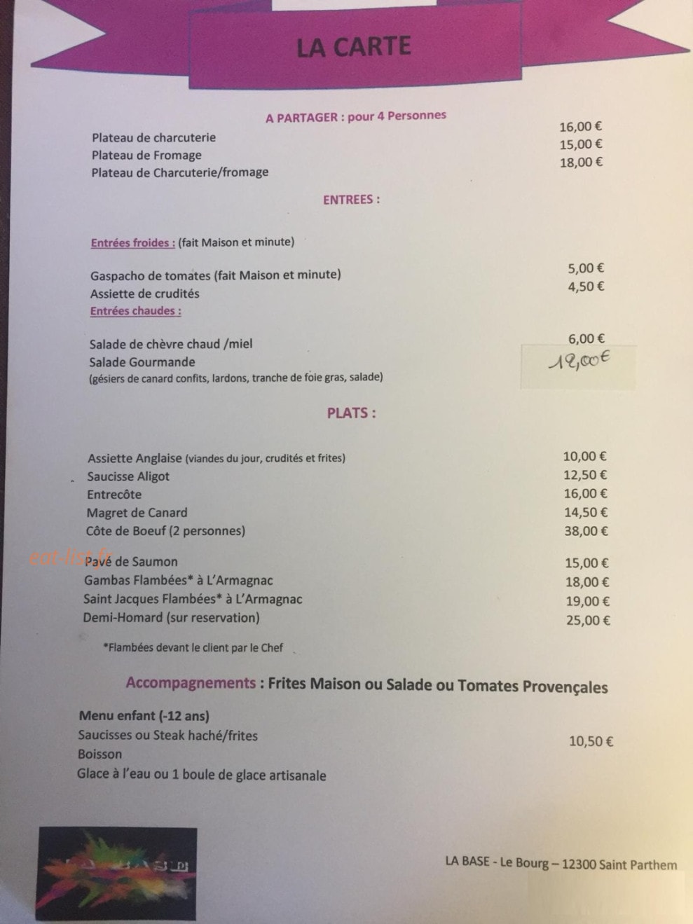 La base — carte page 1