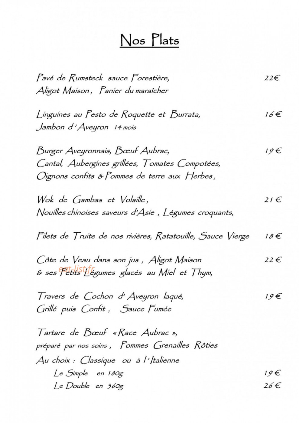 Hotel Sainte Foy — carte page 4