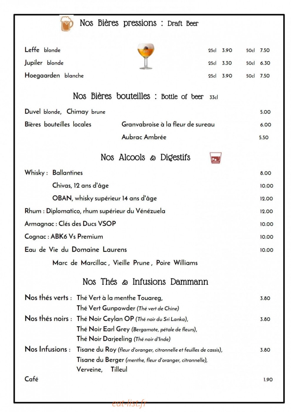 Hotel Sainte Foy — carte page 7