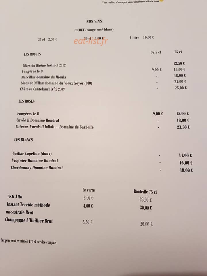 Bar de la Mairie — carte page 5